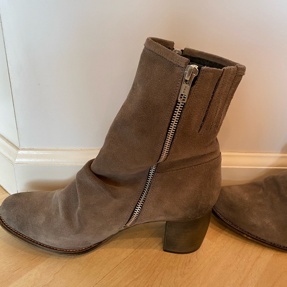 Jeffrey Campbell gray suede bootie - Picture 4 of 5